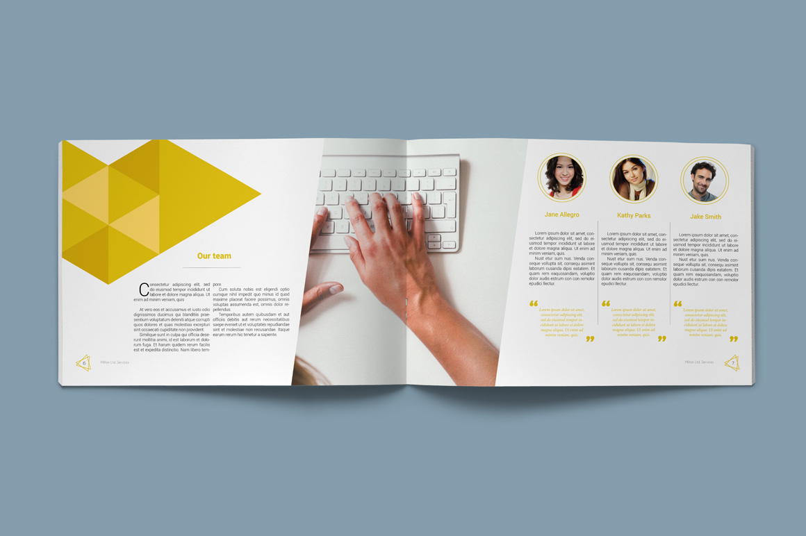 a4 company profile company profile agency Proposal brand brief brochure design business