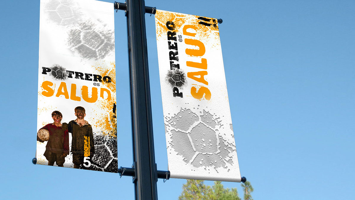 poster Design Graphic publisher leading Promotion signboard banner