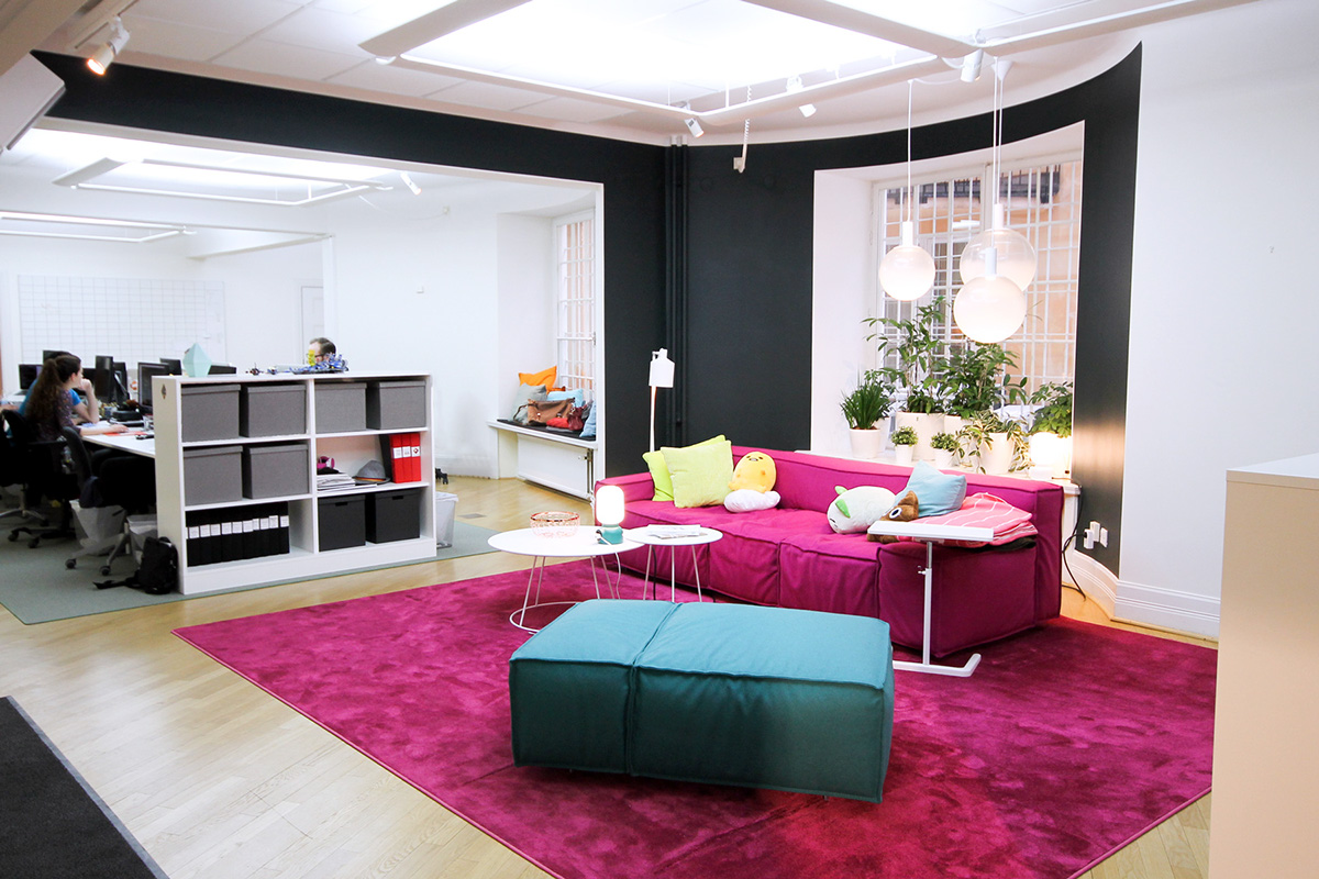 agency Office Agigen creative Stockholm concept Fun Colourful  colors web agency digital
