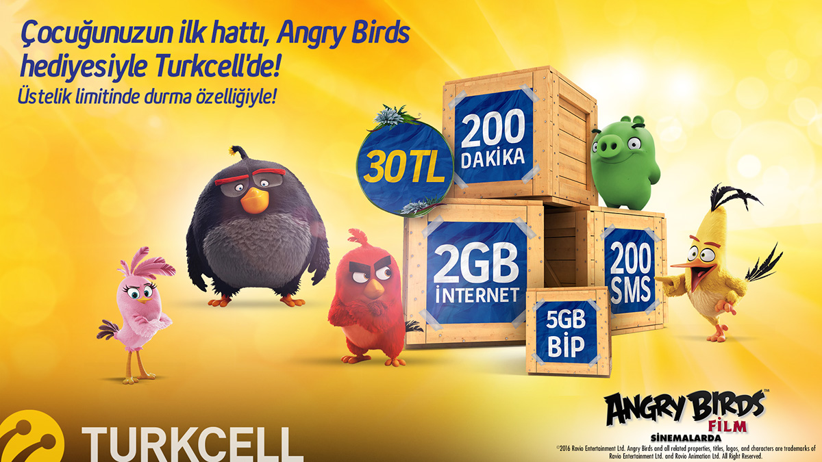 #Branding #turkcell #AngryBirds #graphicDesign #digital   #web   #keyvisual #atl #Advertising