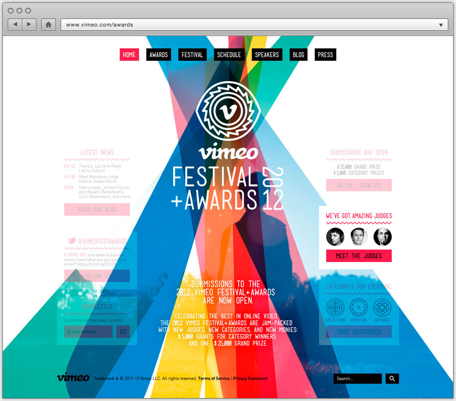 vimeo Awards festival Show award show online video video