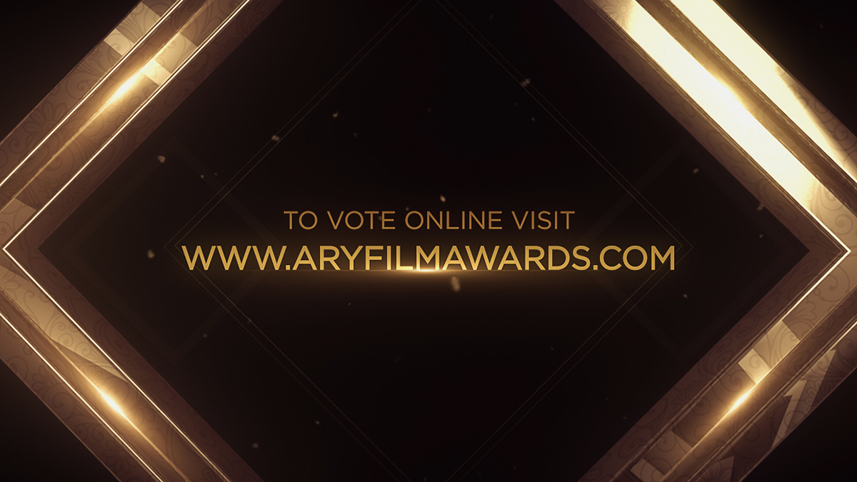 ARY Awards aryfilmawards gold award Pakistan movie broadcast design package fayz arydigital tv