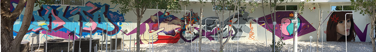 malja Mural Street-Art Bahrain wall Urban Art Space community space RedBull middle east mtn Mtn94 Amwaj Monstariam