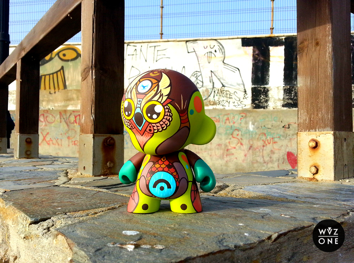 Wuzone owl Dunny Munny Custom handmade ommission sinuhe Kidrobot toy vinyl artoy