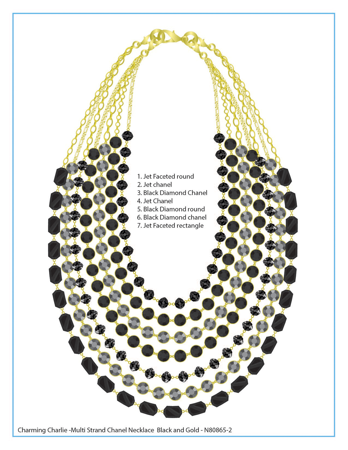 commercial jewelry Illustrator neckalce jewelry