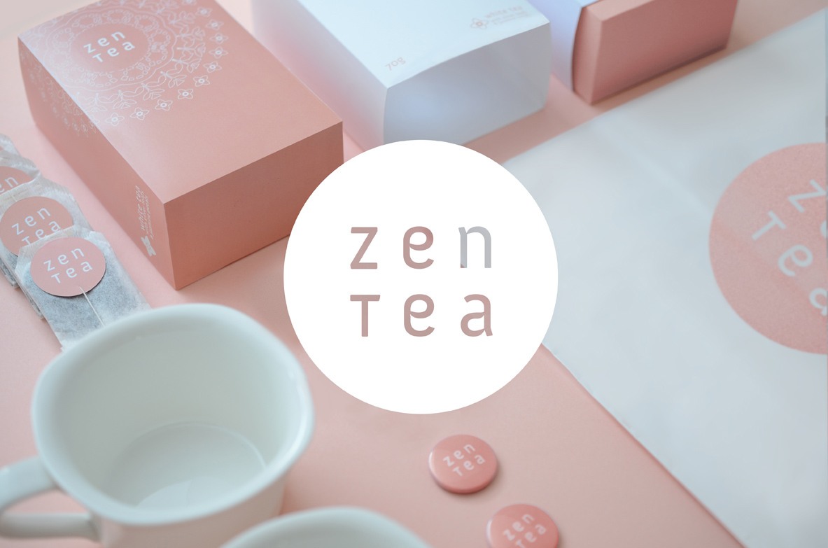 Zen Tea  Packaging zen tea peace Harmony  jasmine lemongrass passion Fruit stationary konrad clear pattern Konrad Sybilski
