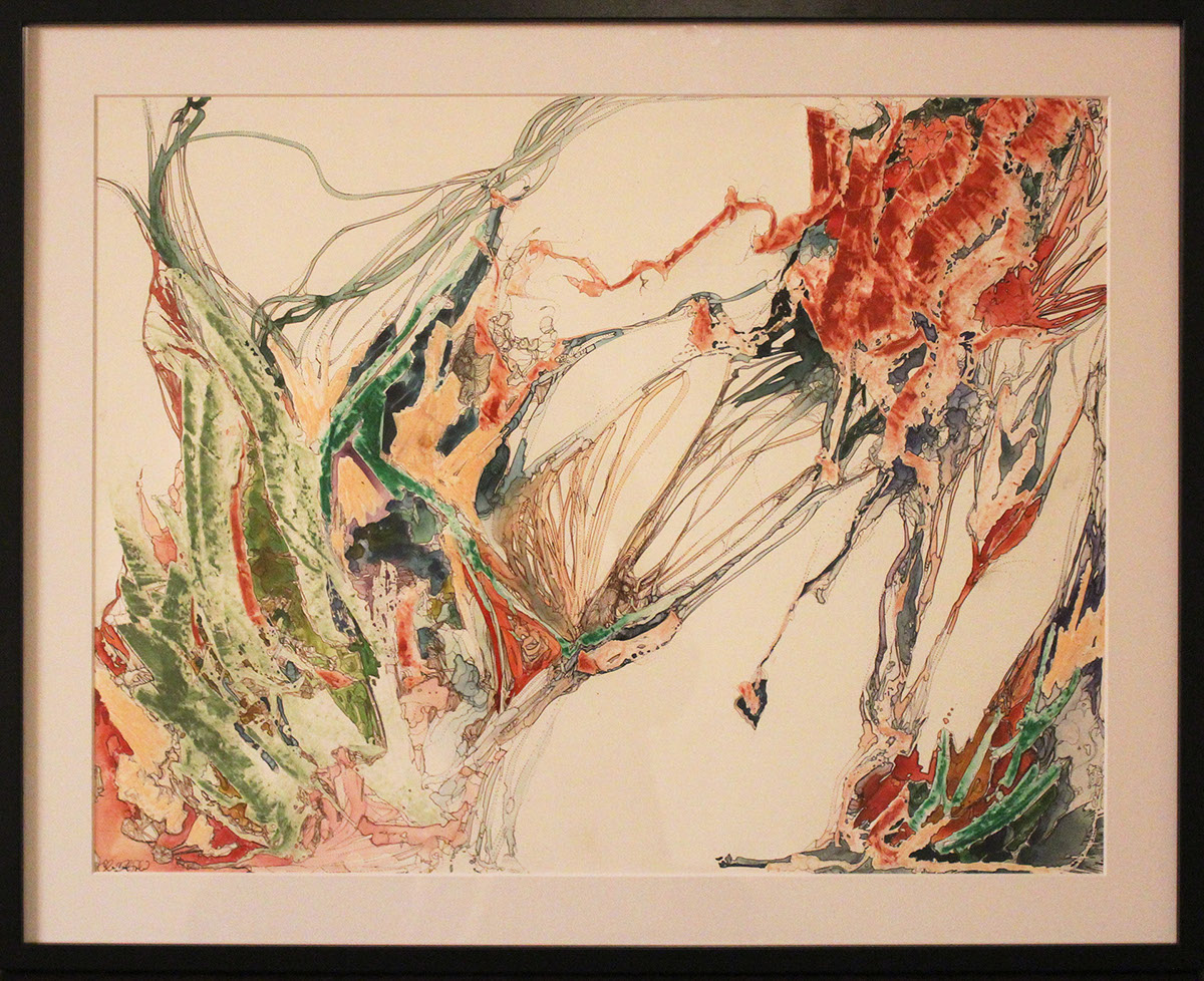 Abstract Art Memory map mixed media Yup Paper Watercolor on Paper fluid motion movement Urban Hub