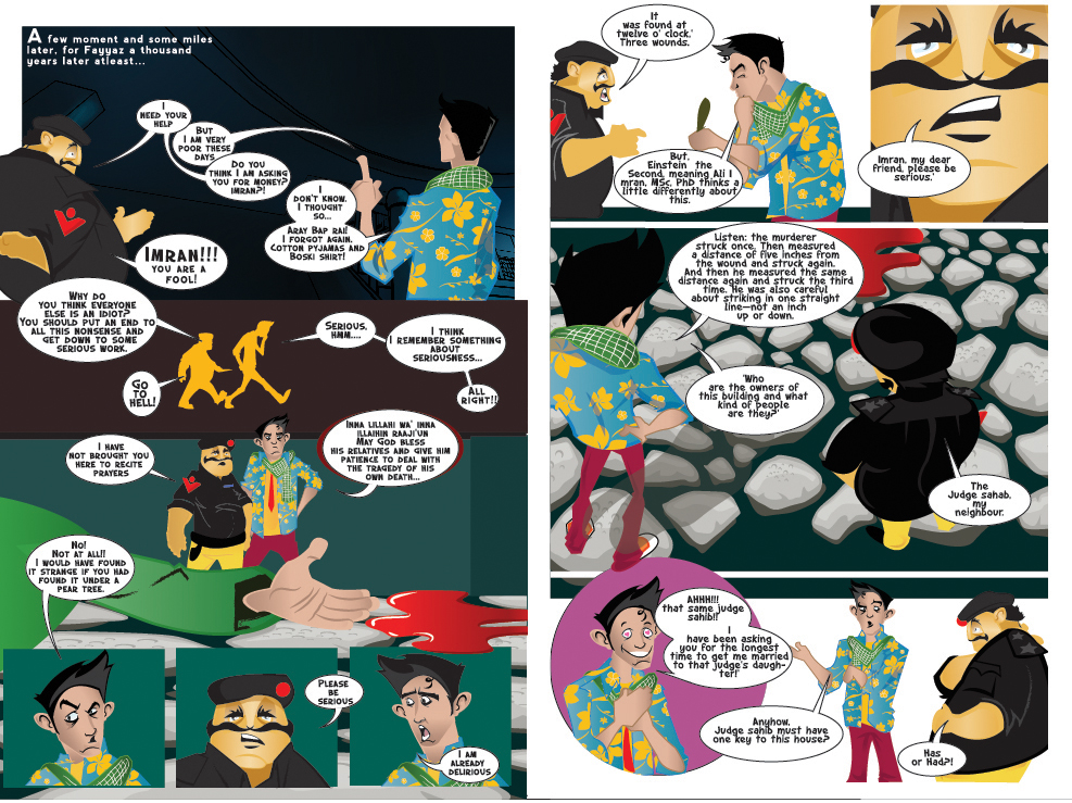 Imran Series  fiction Extinction reinvention Pakistan comic relaunch lahore karachi Ali Imran Kachie Goliyan Umro Ayyarr Zain naqvi NCA