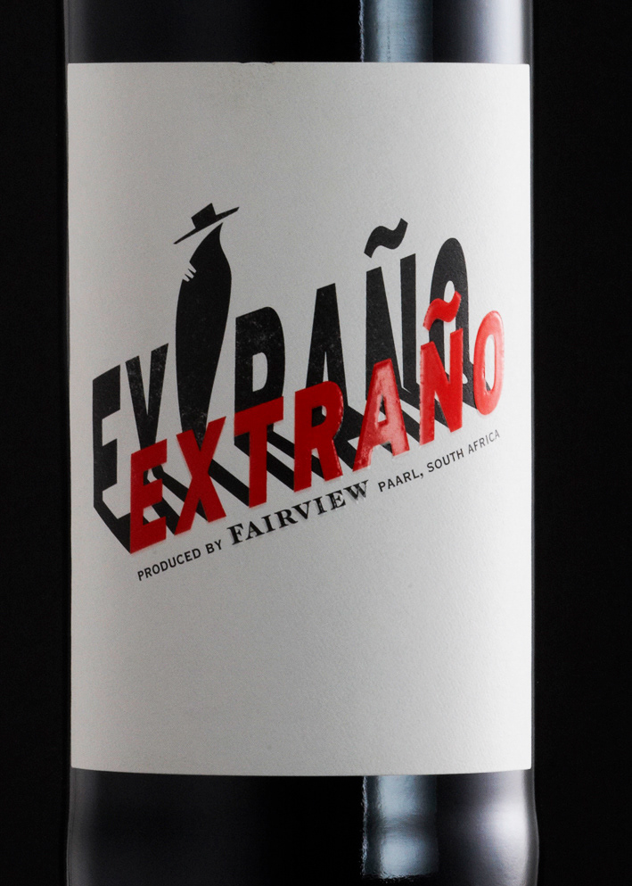 EXTRANO WINE Wine Packaging VICTORIA PETER Jane says FAIRVIEW WINE wine label