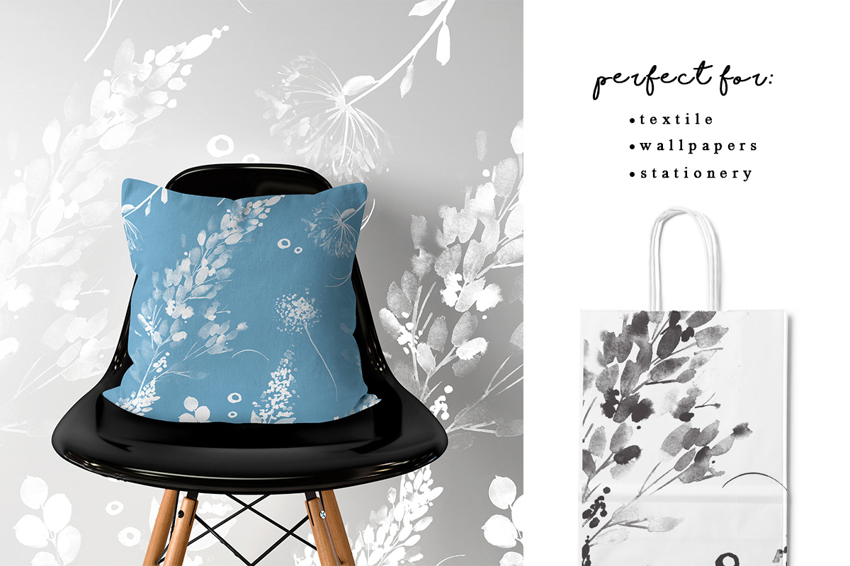 watercolor Watercolor pattern seamless pattern Packaging package design  textile apparel wallpaper card design invitation design