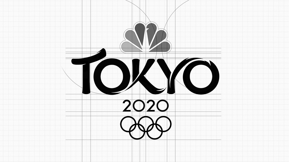 Olympics tokyo nbc sports 2020 Olympics Logo Design sports branding  graphic design  identity Summer Olympics