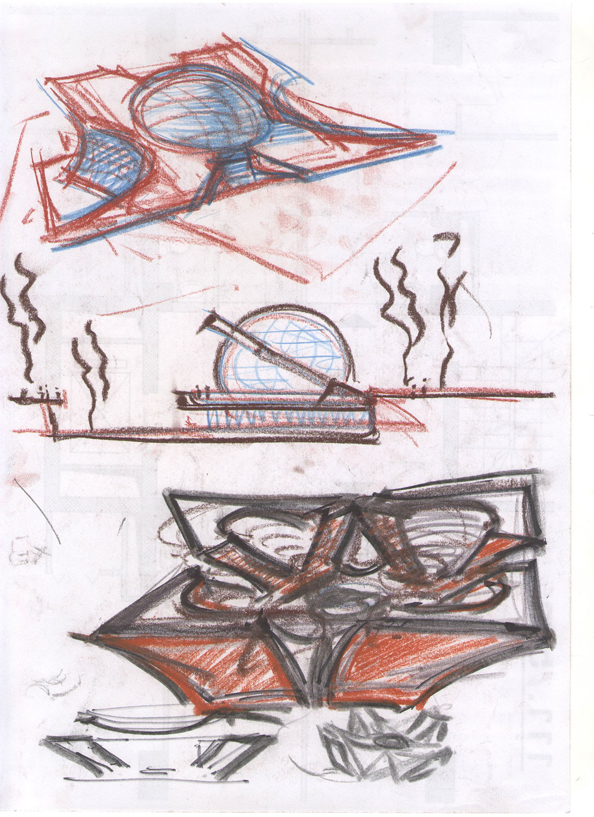 diploma sketches architecture Circus