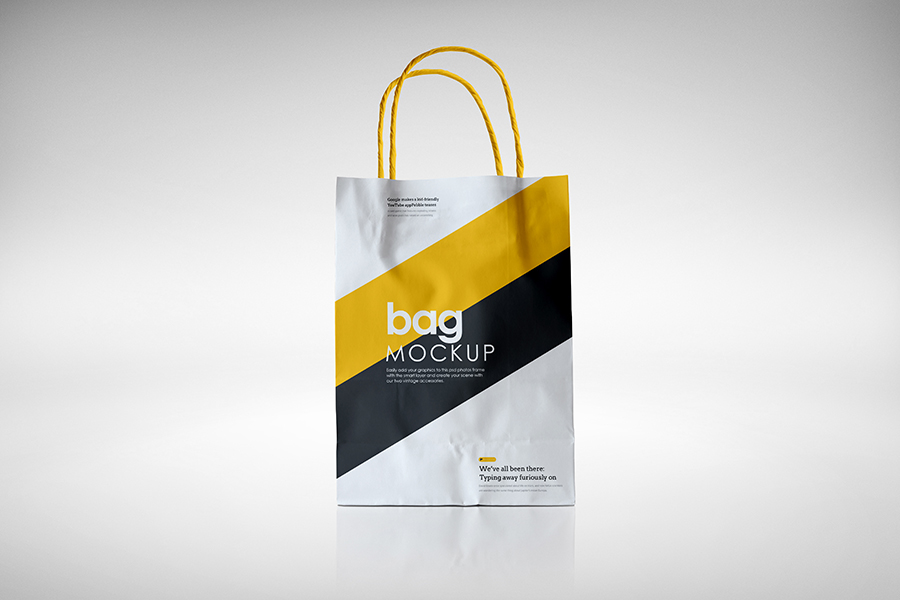 bag bags carry elegant gift mock-up mockup paper shop shop paper bag shopping bag stripe