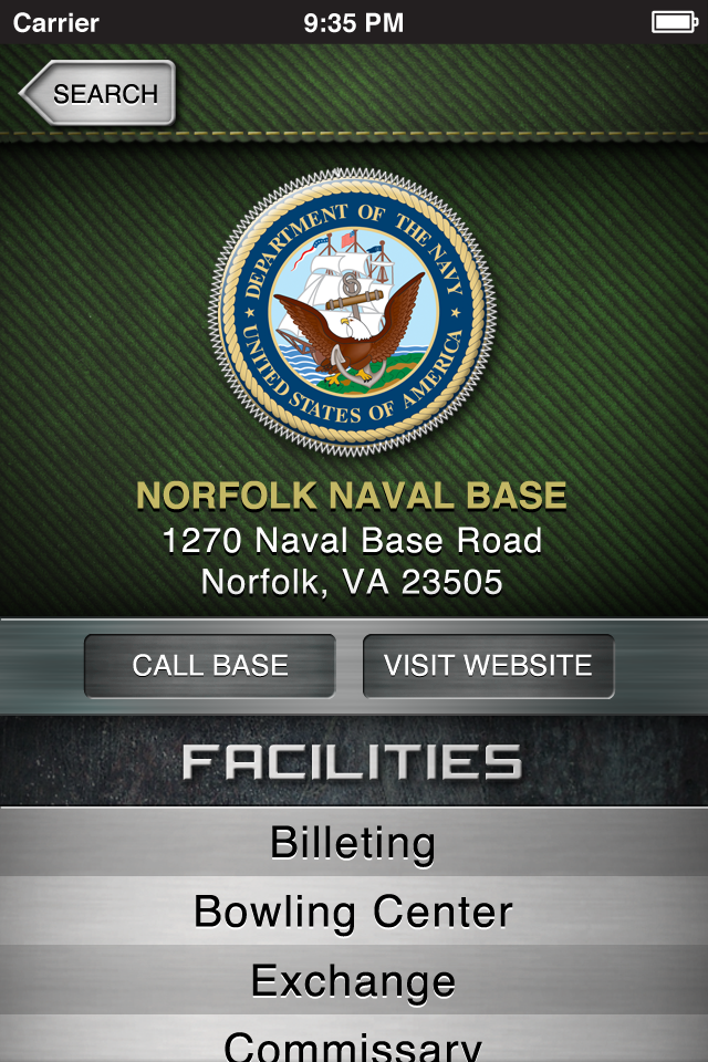 iphone android iPad app Military