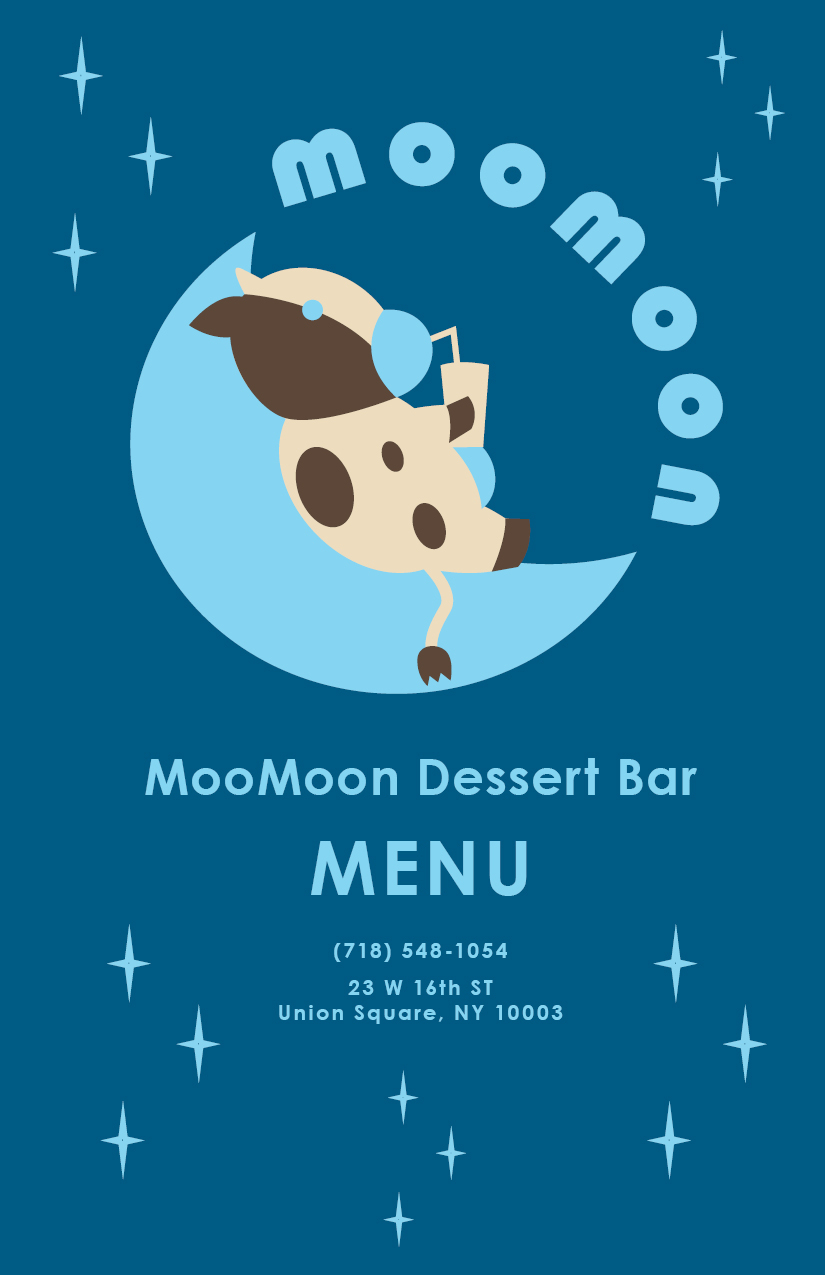 MooMoon cow moon milk dessert restaurant