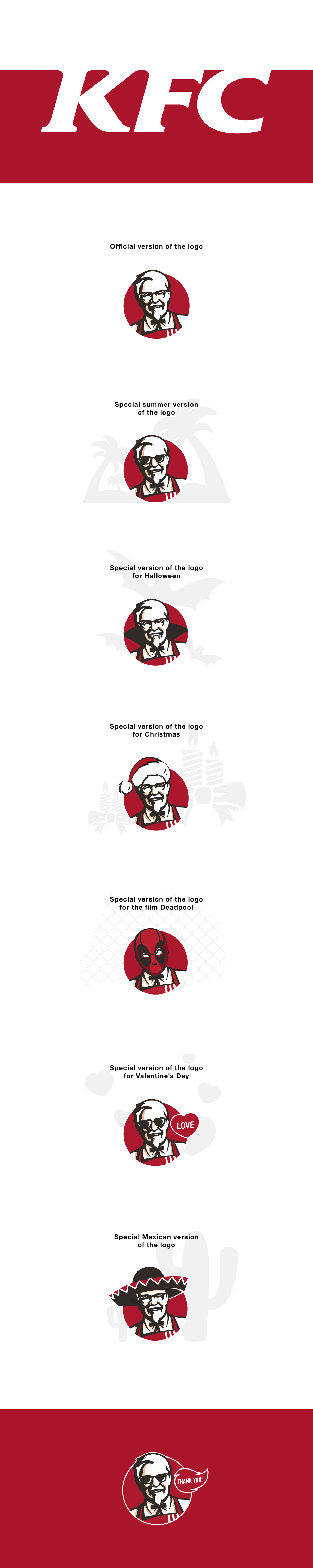 logo brand design KFC Logotype Advertising  fastfood