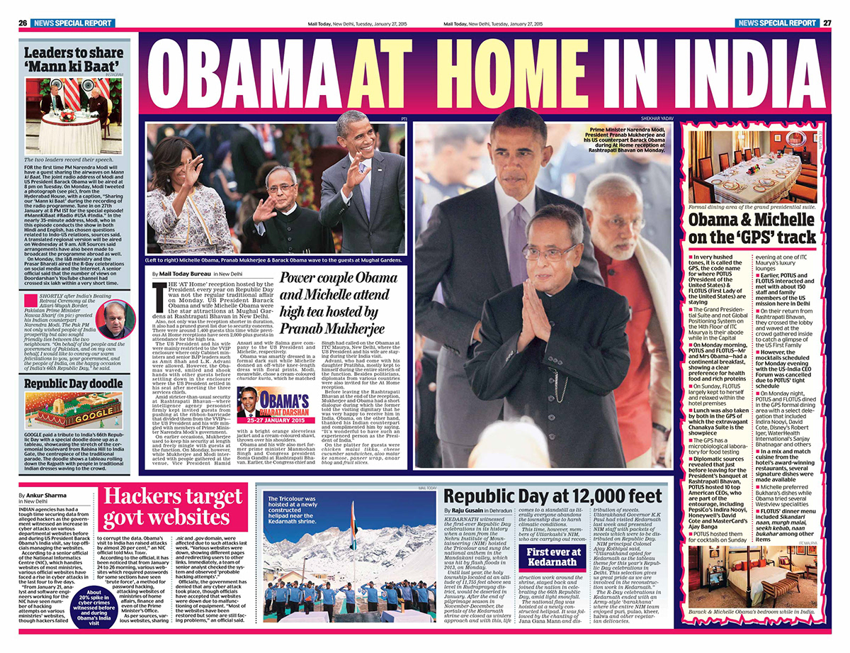 OBAMA AT HOME in india