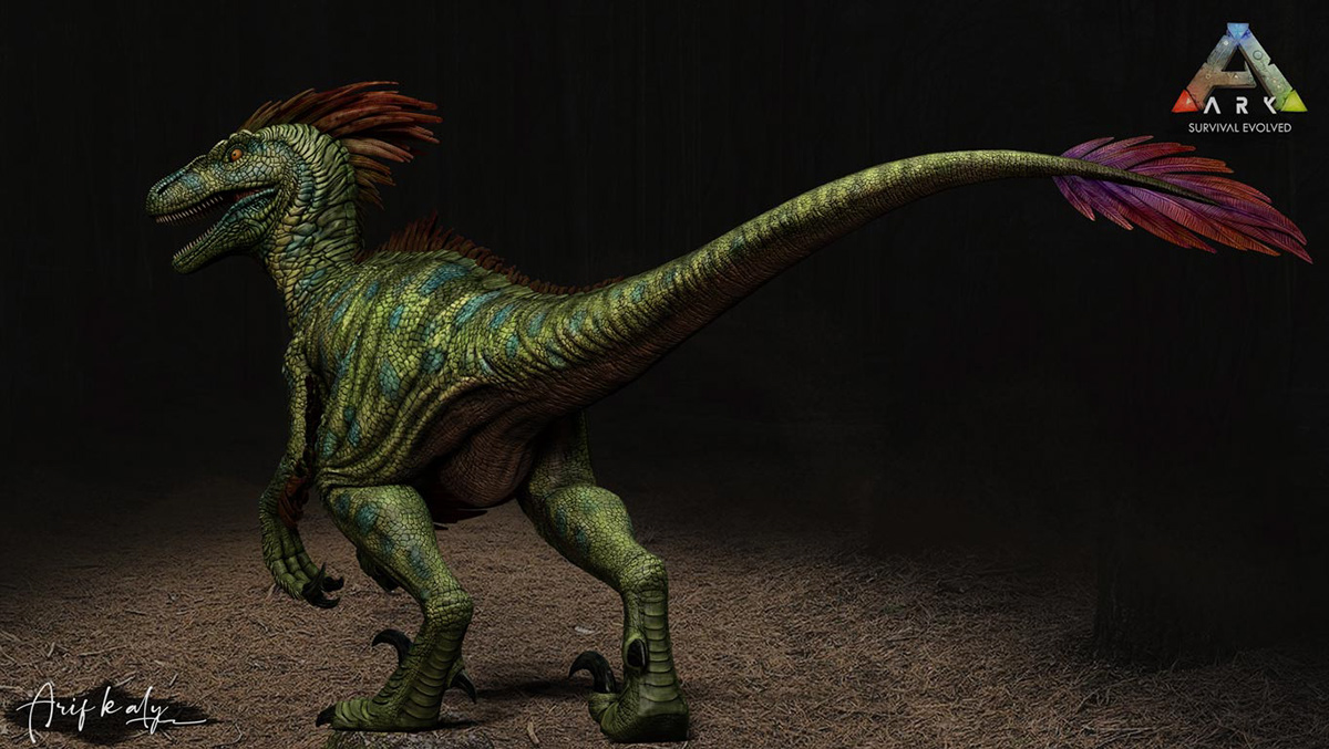 dinosaurs prehistoric survival velociraptor Dino ark raptor Evolved stylized fantasy
