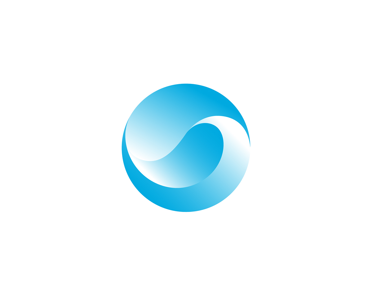 CI BI Identity Design symbol yin-yang mark logo Bank