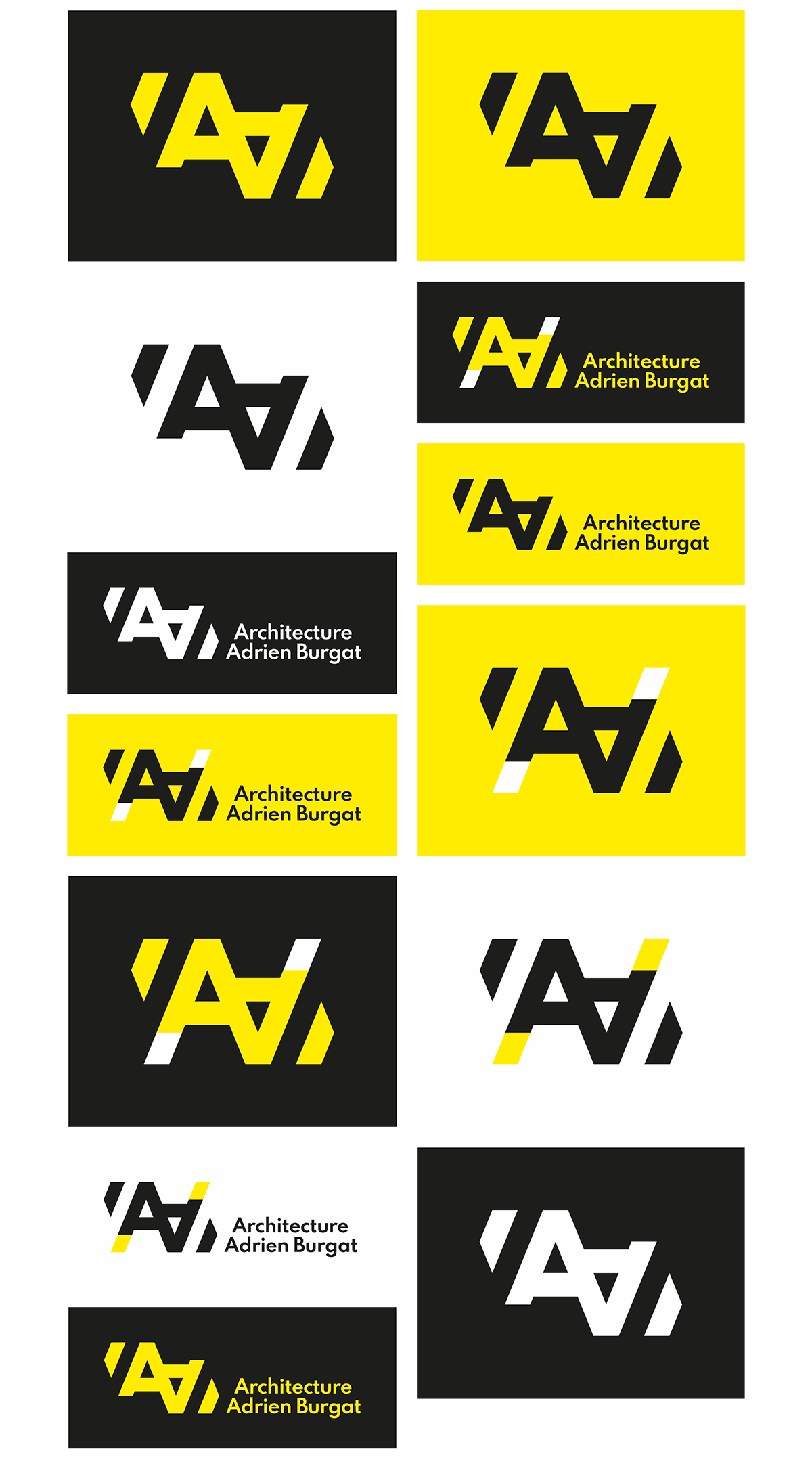 architecture branding  design logo Logo Design modern motion