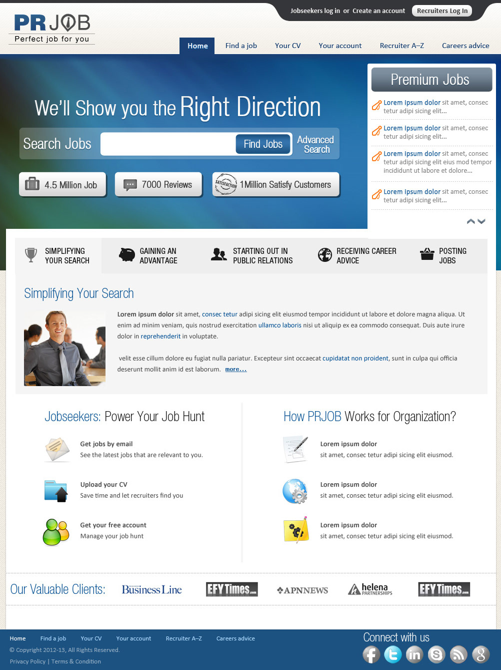 PR Jobs job search engine job search website