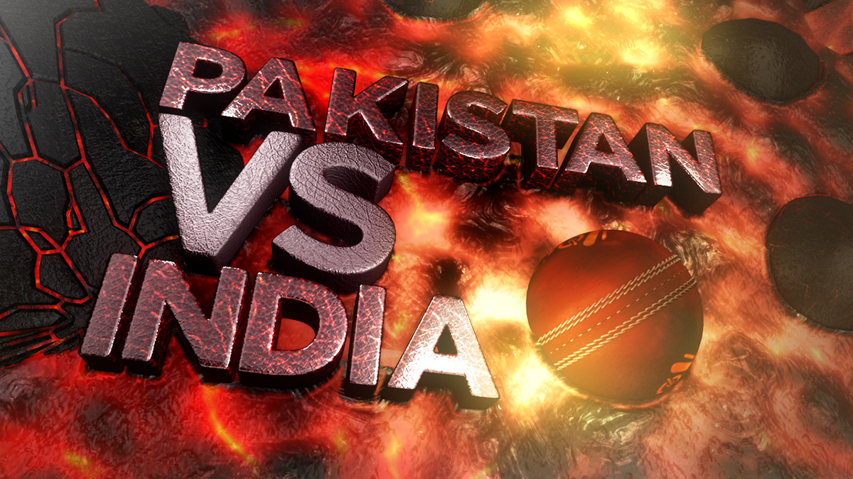 Pakistan Vs India T 20 2014 opener Ident Broadcast Design compositing