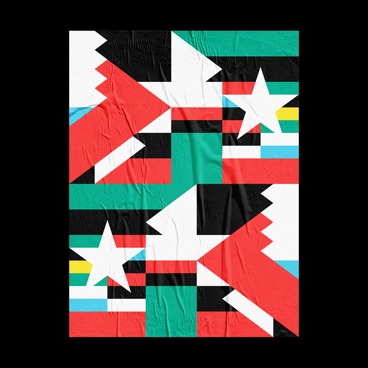 Arab arabic flags flag arab design amman jordan palestine politics political