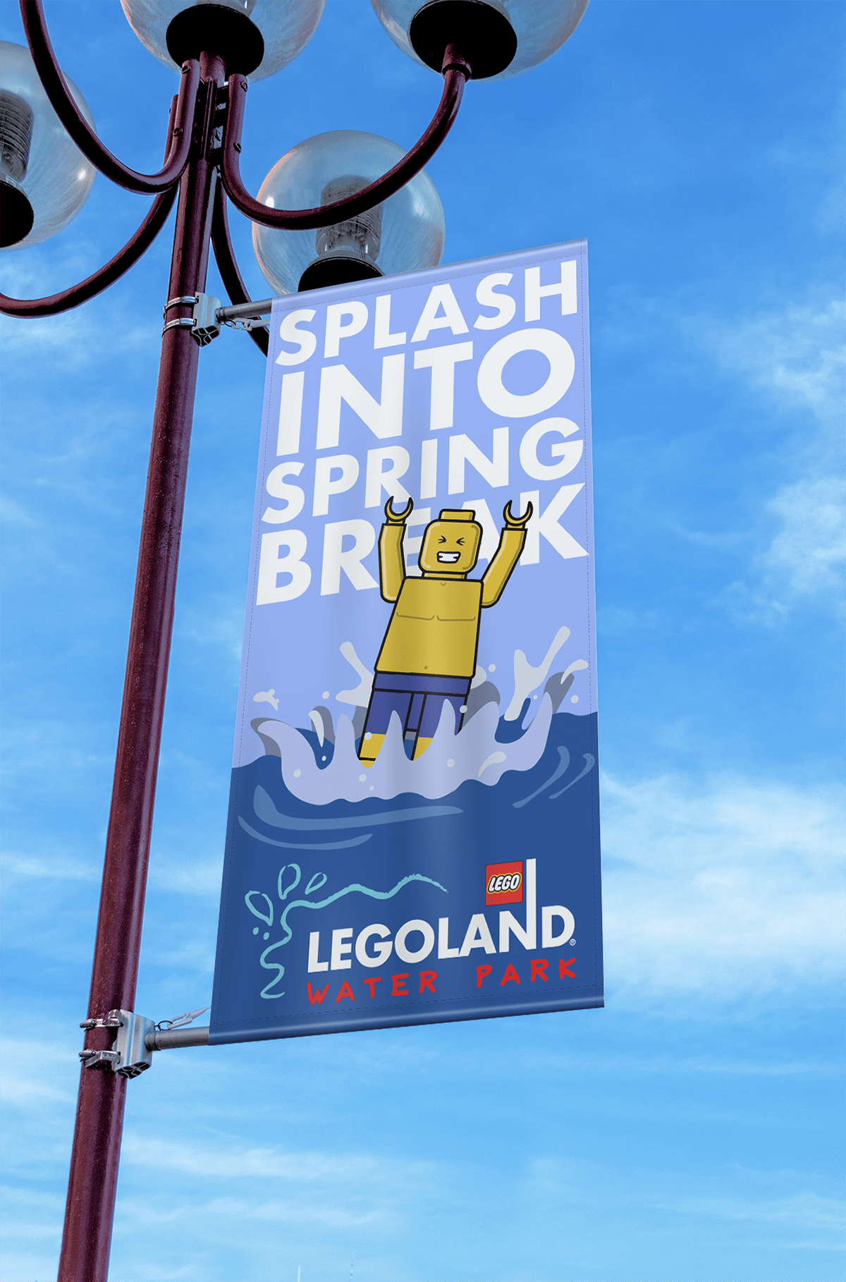 adobe illustrator Advertising  banner children designer Digital Art  Fun LEGO marketing   vector