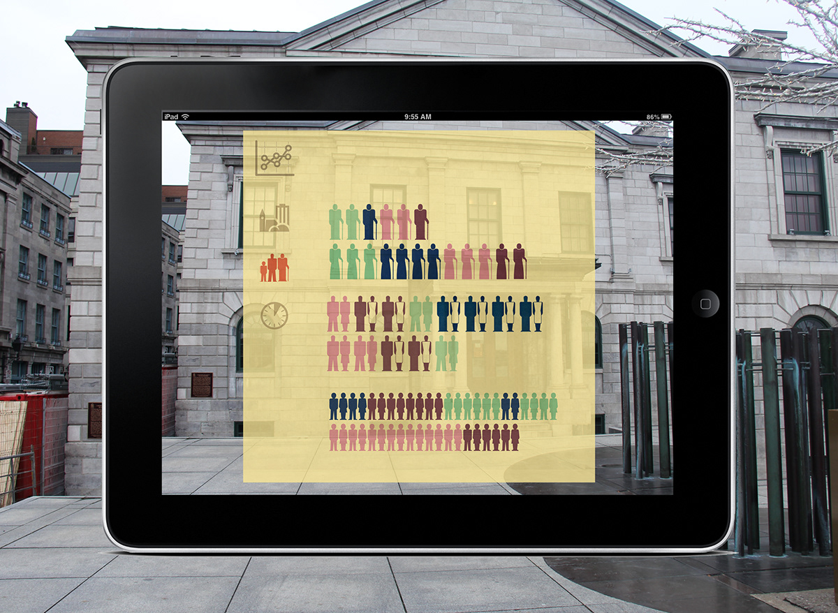 WW interactivity map iPad Montreal