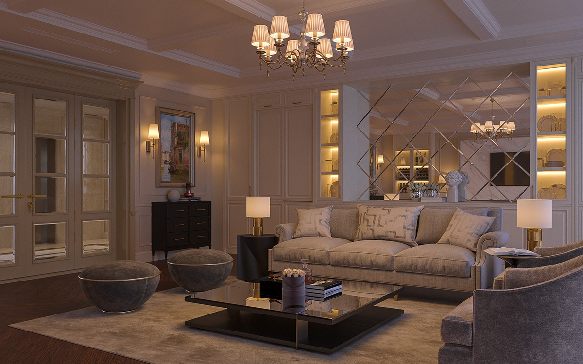 architecture interior design  kiến trúc livingroom luxury Mordern Design neoclassic neoclassic design nhà đẹp Thiết kế nội thất