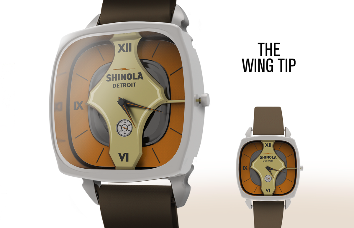 shinola CCS watch design product Watches luxury  classic american detroit Fossil Movado sketches