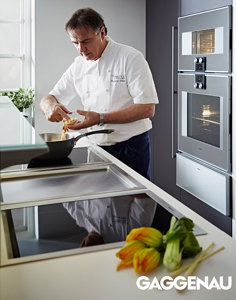 interiors photography Gaggenau Raymond Blanc chef Kitchen photography roomset photography food photography cooking