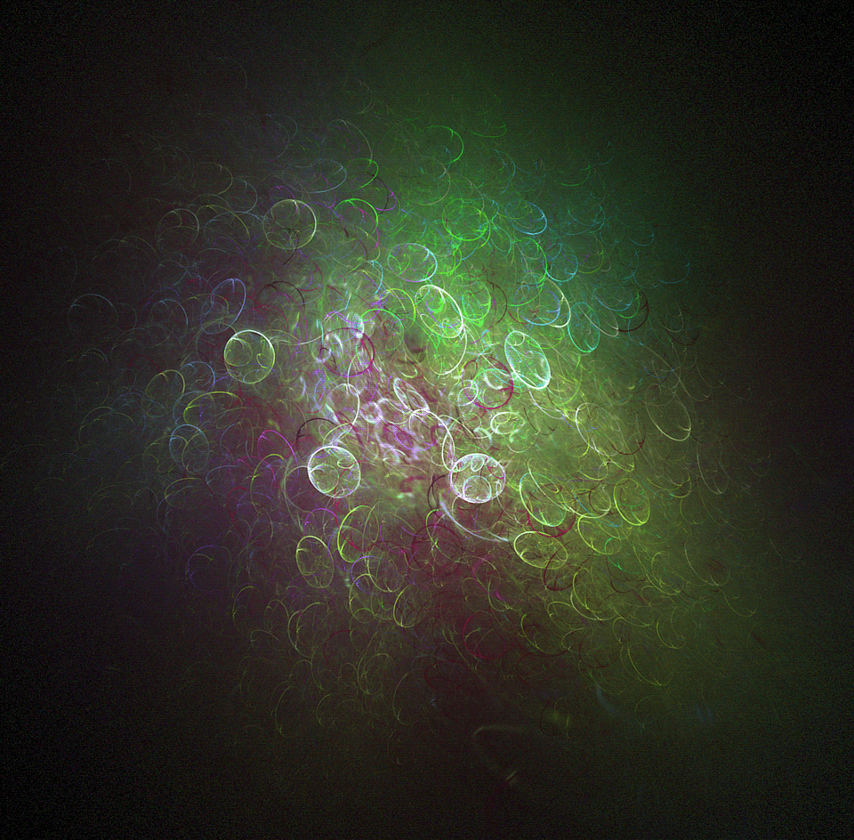 fractal fractals math chaotica green red yellow blue fire Fur