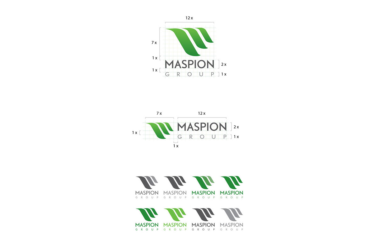 maspion visual identity identity logo corporate Standard Manual manual graphic