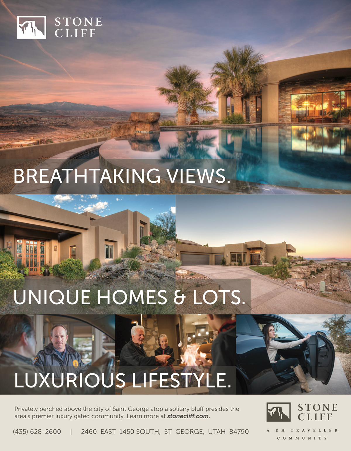 parade of homes luxury homes stone cliff stgeorgeut saint george utah Print Marketing layouts Folders Business Cards