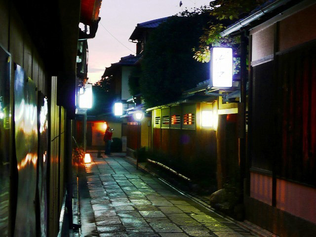 japan old Street alley wandering Beautiful