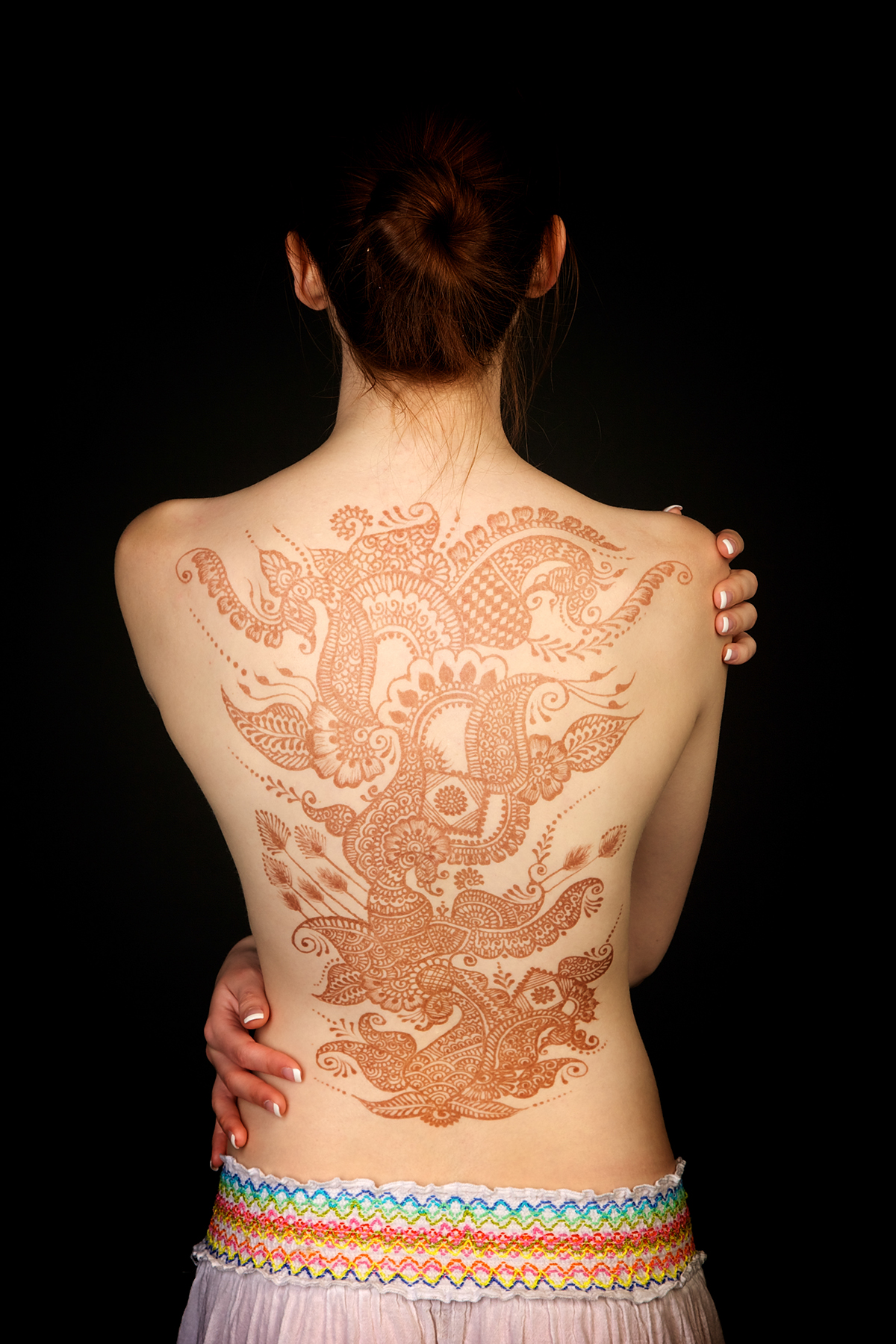 henna tattoo body art