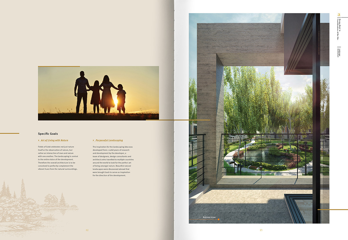 gold developer Casing book Antalis gold dust leather Landscape home folding screen four seasons boutique Park