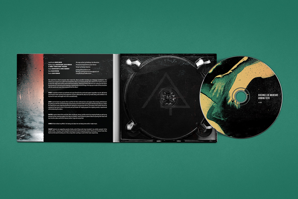 Adobe Portfolio cd CD packaging Album album art album cover music rock music music industry sci-fi