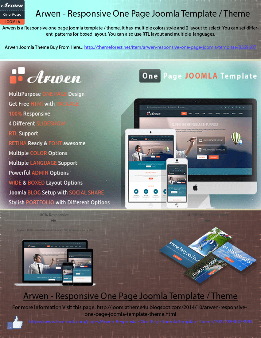 Arwen Responsive One Page Joomla Template Page Joomla Theme Responsive One Page Joomla Theme Responsive One Page Joomla templates