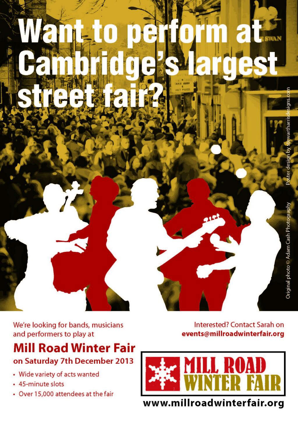 poster Fair Event cambridge community Performance