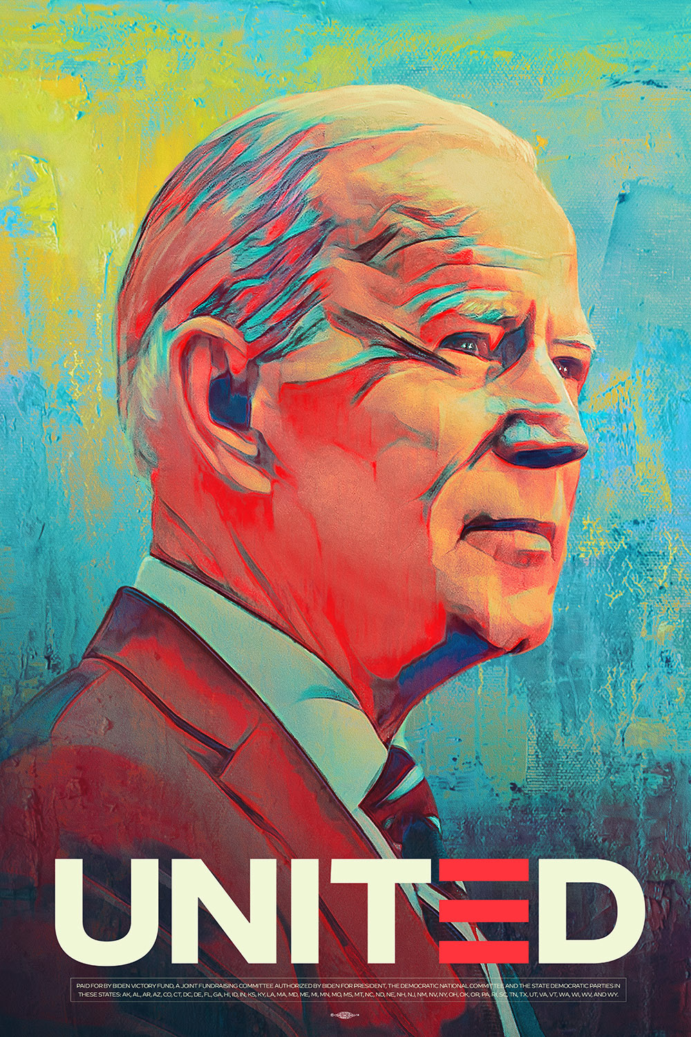Portrait of Joe Biden, 46th President of the United States of America 