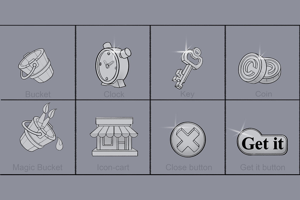 casual game casualart game game ui gameart icons mobile game mobilegame UI User Interface (UI) Art