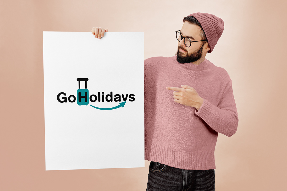 Travel logo holidays design Graphic Designer Logo Design branding  Logotype