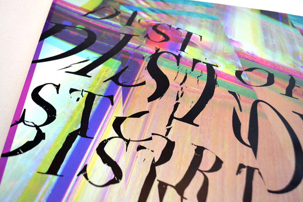 Experimental Typography DISTORTED scan SHIFT