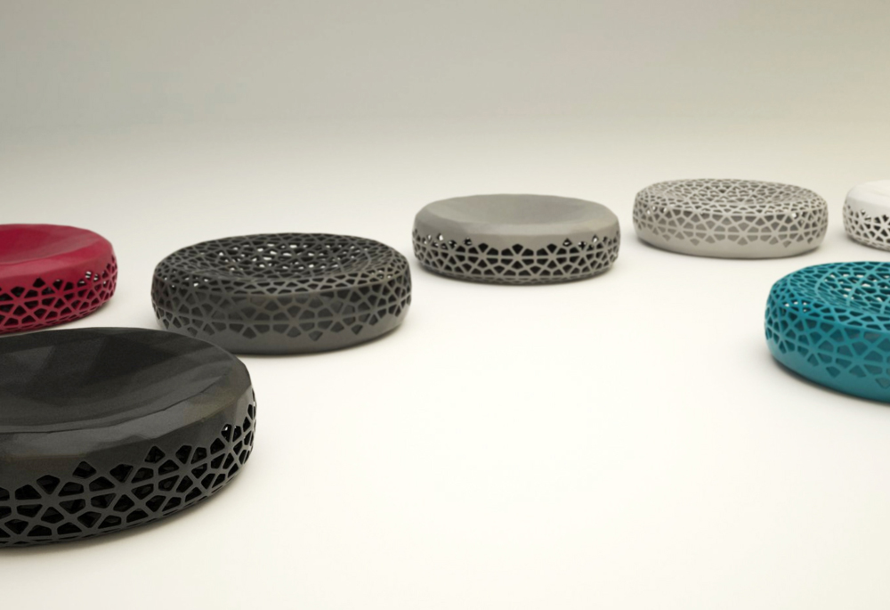 Rapid Prototyping tessalated tessa vessel Vase table top sculpture