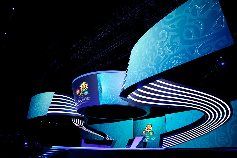 Euro 2012 uefa Circo de Bakuza Final draw kiev Zidane football