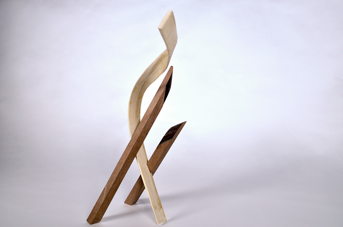 sculpture wood wood bending lathe acrylic plexiglass fabrication woodworking