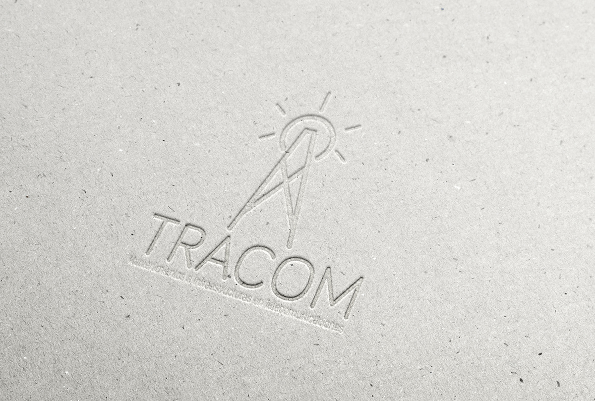 Tracom telecomunicaciones logo XavInk