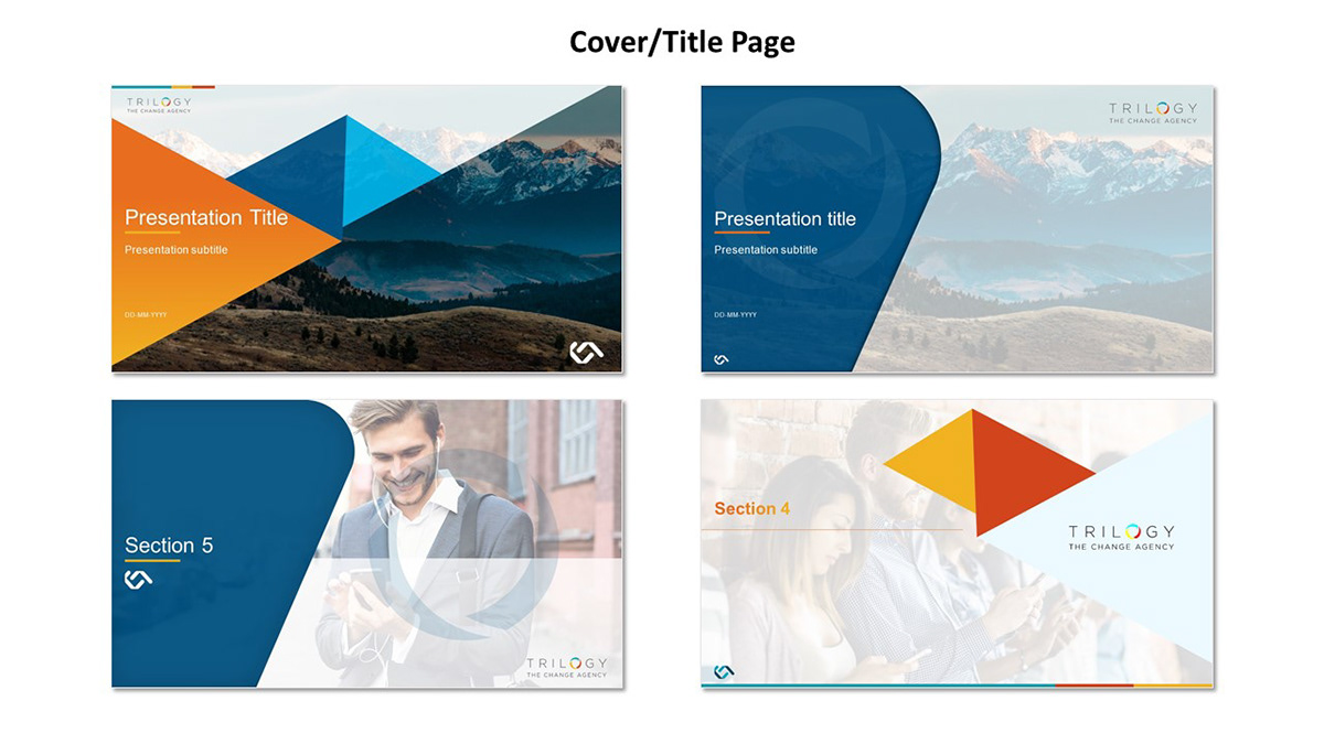 cover design presentation Powerpoint Google Slides Keynote design branding 